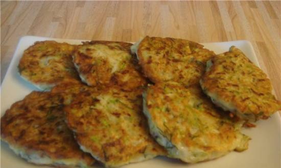 Zucchini pancake phô mai