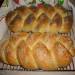 Kviešu un kartupeļu pinums (Challah) (krāsns)