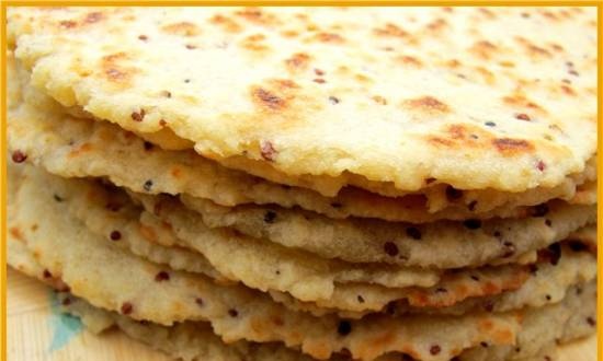 Sinepju tortilla ar ķiploku