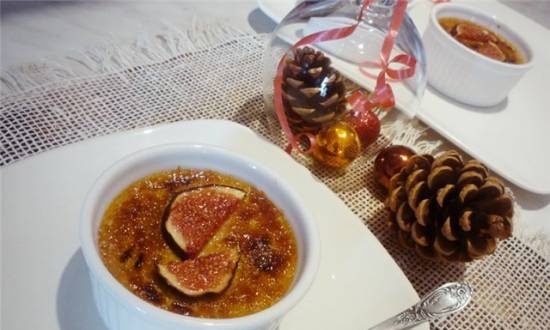 Foie gras un vīģes creme brulee