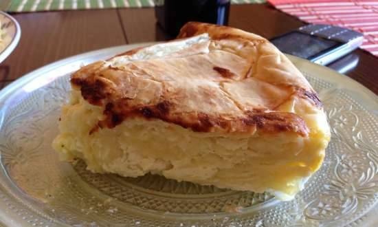 Pita (burek) no Filo mīklas pie Multicuisine DeLonghi