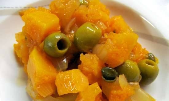 קפונאטה עם דלעת (Caponata di zucca rossa)