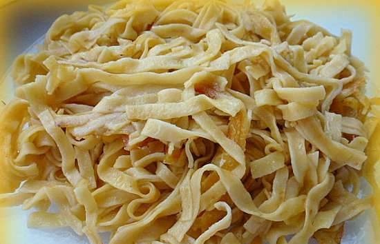 Fettuccine ar cūkām - fettuccine al funghi porcini (multivarkas zīmols 701)