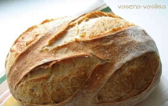 Kopējā saldskābmaize (Pane Comune con Lievito Madre)