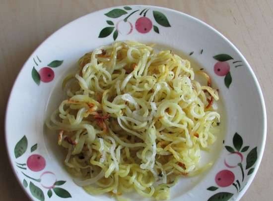 Kartupeļu spageti