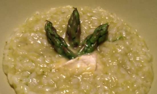 Risotto ar zaļajiem sparģeļiem (gatavošanas padomi)