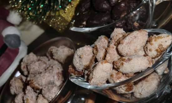 Grauzdētas mandeles ar Ziemassvētku garšu (Weihnachts gebrannte Mandeln)