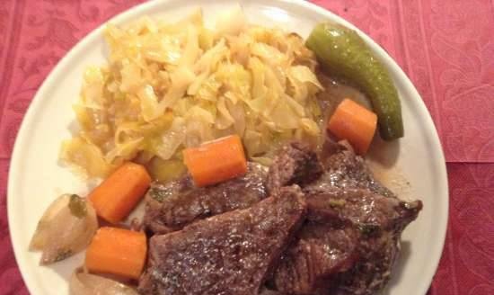 בשר בקר בגרמנית (Sauerbraten)