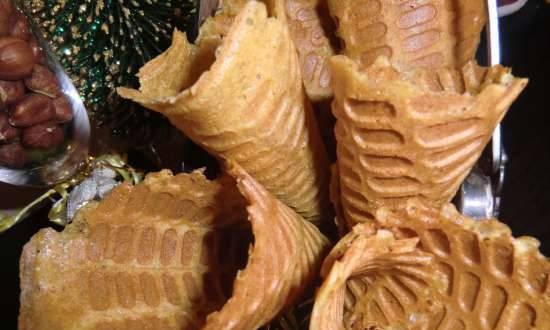 Weihnachten waffelhoernchen (nón bánh quế năm mới)