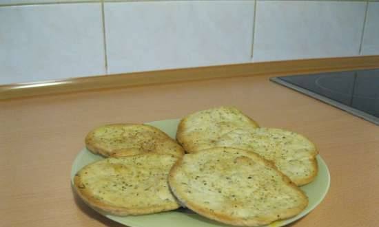 Focaccia plāns kraukšķīgs (maizes automāts)