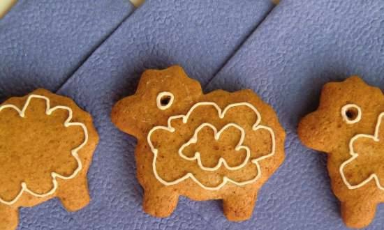 Piparkūkas ar rudzu miltiem (Lebkuchen mit roggenmehl)