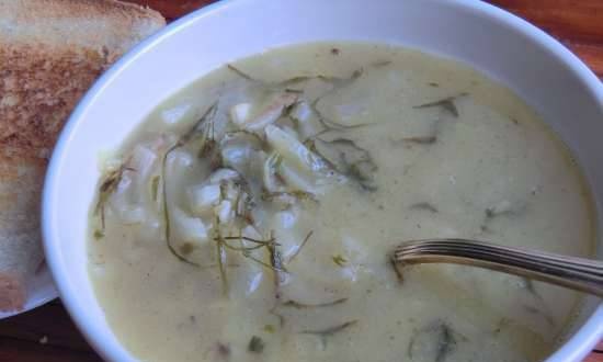 Zemnieku sīpolu zupa (Bauerliche zwiebelsuppe)