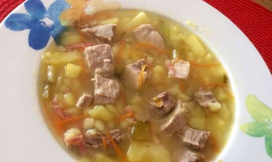 Šprēvaldes kartupeļu zupa (Spreewаеlder Kartoffelsuppe)