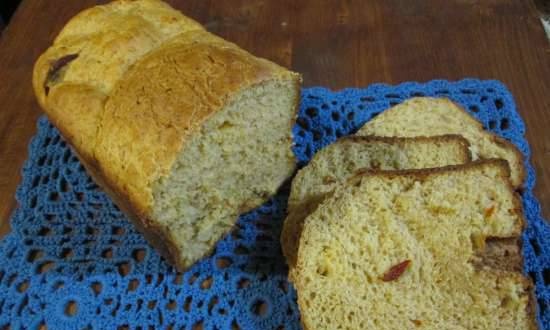 Maize ar žāvētiem tomātiem, parmezāna sieru un pilngraudu miltiem