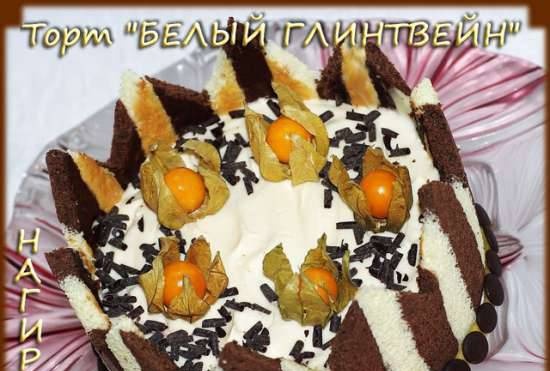 Kūka "Baltais karstvīns" (Gluhweincreme - Torte)