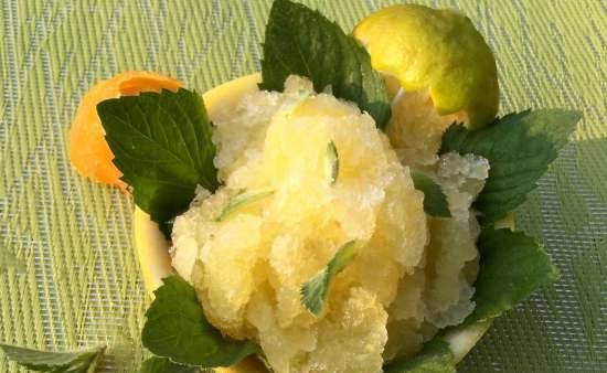 Citrusaugļu sorbets (nav alternatīvas)