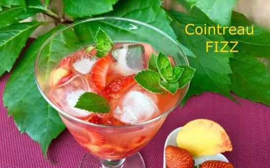 Fizz Cointreau kokteilis pats par sevi un kā pamats dažādiem kokteiļiem