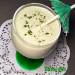 Đồ uống Kefir-dâu với trà matcha