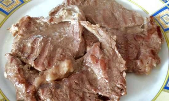 Rump steiks (teļa gaļas steiks), izmantojot Sous-Vide tehnoloģiju