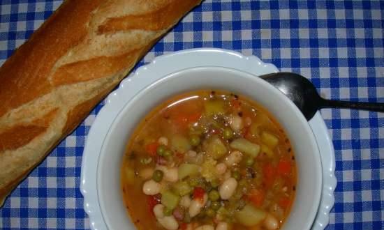 Minestrone itāļu dārzeņu zupa