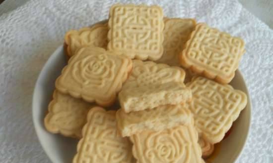 Cookies Dùng cho trà. Đối với một con tem (theo GOST, điều chỉnh một chút)