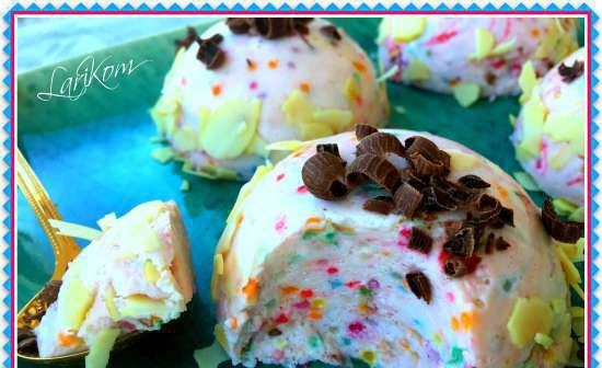 Curd mousse Confetti