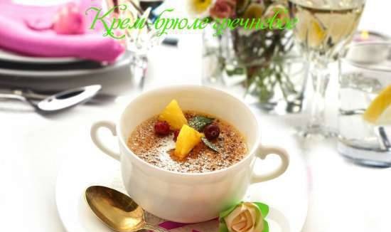 Griķu creme brulee