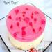 Sakura Cheesecake (tidak dibakar)