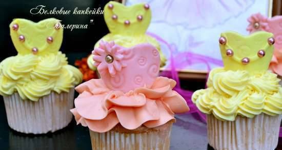 Bánh cupcake protein Ballerina