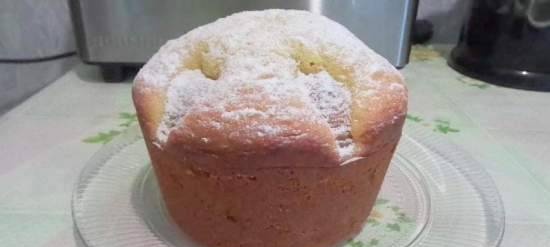 Cupcake maizes mašīnā ar žāvētiem ķiršiem un aprikozēm