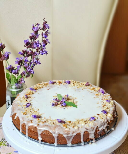 Jamil's Nut-Date Pie (Không chứa Gluten)