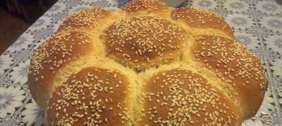 Chamomile bread according to GOST