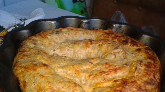 Pita (burek) no Filo mīklas pie Multicuisine DeLonghi