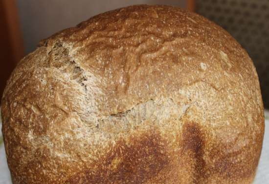 Borodino bread with Borodino mixture (bread maker)