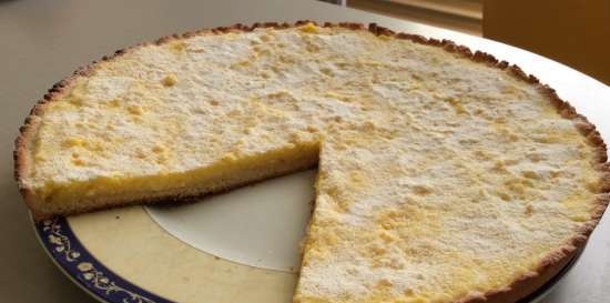 Gresskar og cottage cheese pie