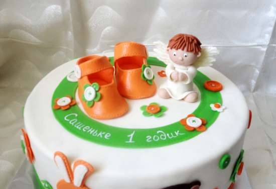 Cakes for birth, baptism, year (not numbers)