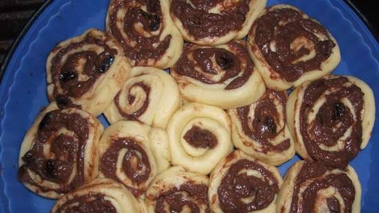 Gliemežu pīrāgs (Kuchen Schnecken)