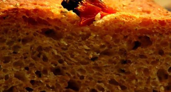 Daudzgraudu olu krēms focaccia