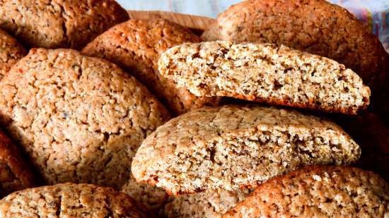 Oatmeal cookies with fiber from Ivan tea