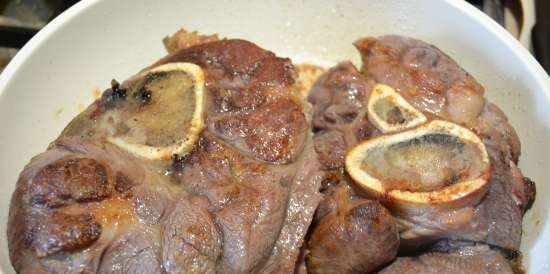 Pasta "agnelotti med ossobuco"