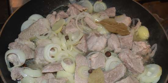 Family recipe pork and onions