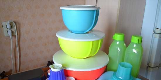 Plastfat Tupperware - anmeldelser