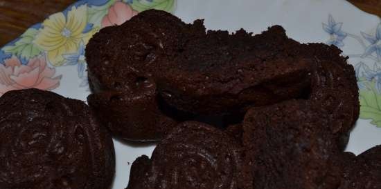 Brownie Chocolate Beetroot (có hình dạng giống như một quả Rosette của Nordic Ware)