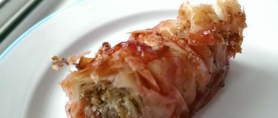 Filo deig baklava