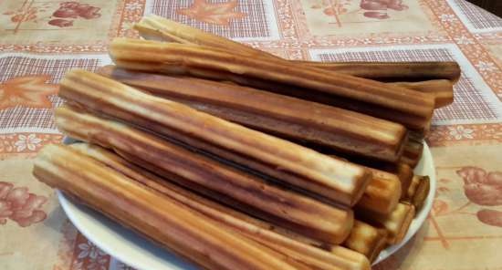 Hjemmelaget Waffle Churros i Princess 132401 Churrosmaker