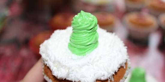 Juletre-cupcakes