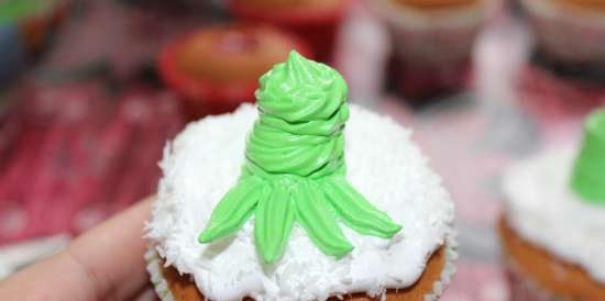 Juletre-cupcakes