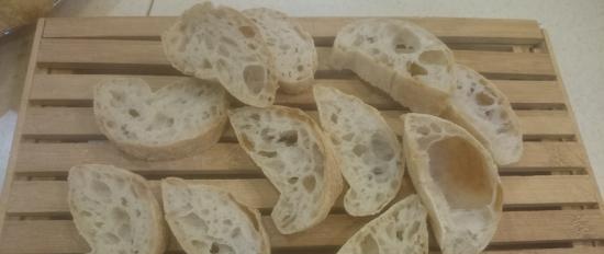 Ciabatta raudzēta ar 50% mitruma