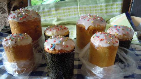 Kulich Royal bummer i en brødmaker