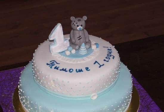 Cakes for birth, baptism, year (not numbers)